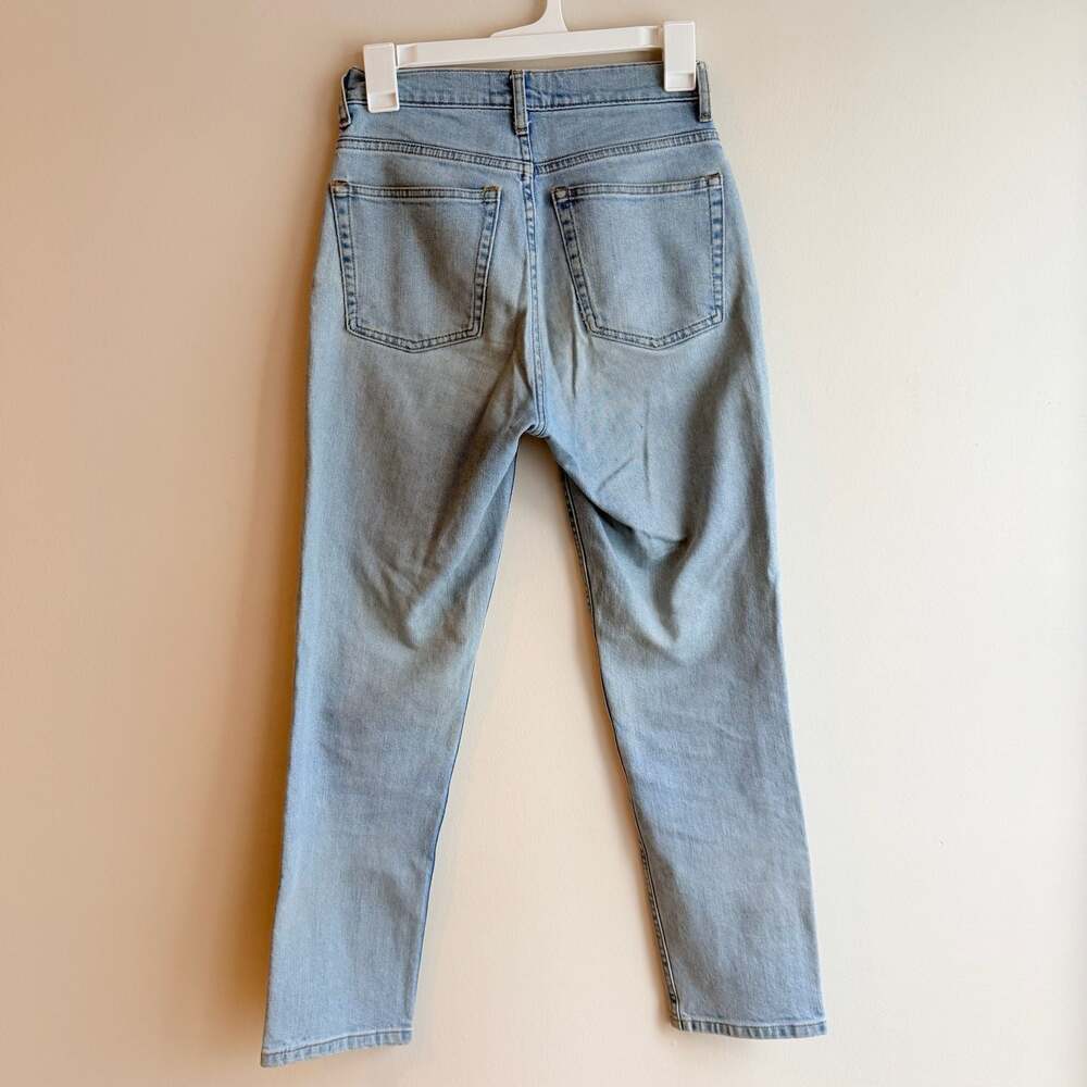 Everlane The Cheeky Jean Light Wash High-Rise Ankle Denim Size 25 - Picture 4 of 8